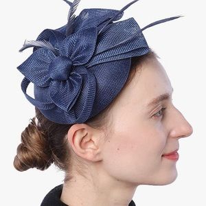 NWT - Blue Fascinator Womens Hat